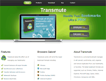 Tablet Screenshot of gettransmute.com